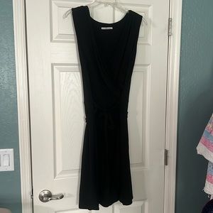 41 Hawthorn Black Dress- XL , stretchy with tie